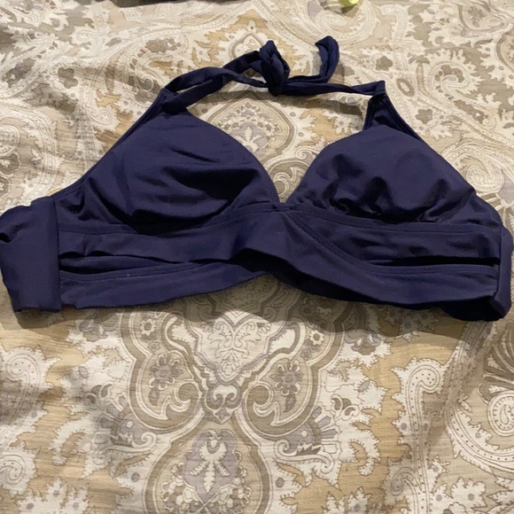 navy blue bikini top - Picture 1 of 1